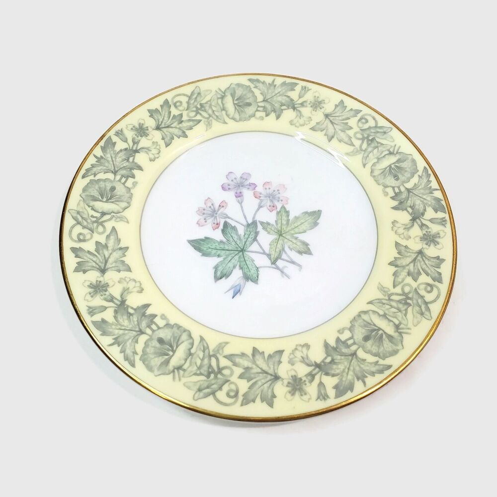 Wedgwood Wildflower Yellow Bread And Butter Appetizer Plates 6" Set of 7
